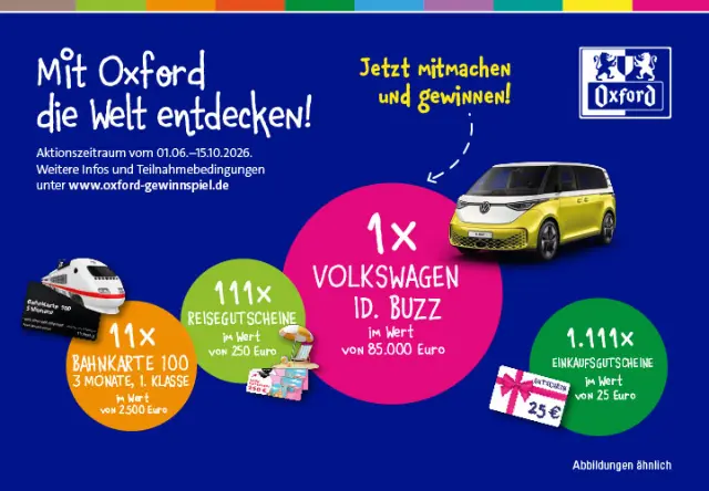 Zur Oxford-Gewinnspiel-Teilnahmeseite Zur Oxford-Gewinnspiel-Teilnahmeseite